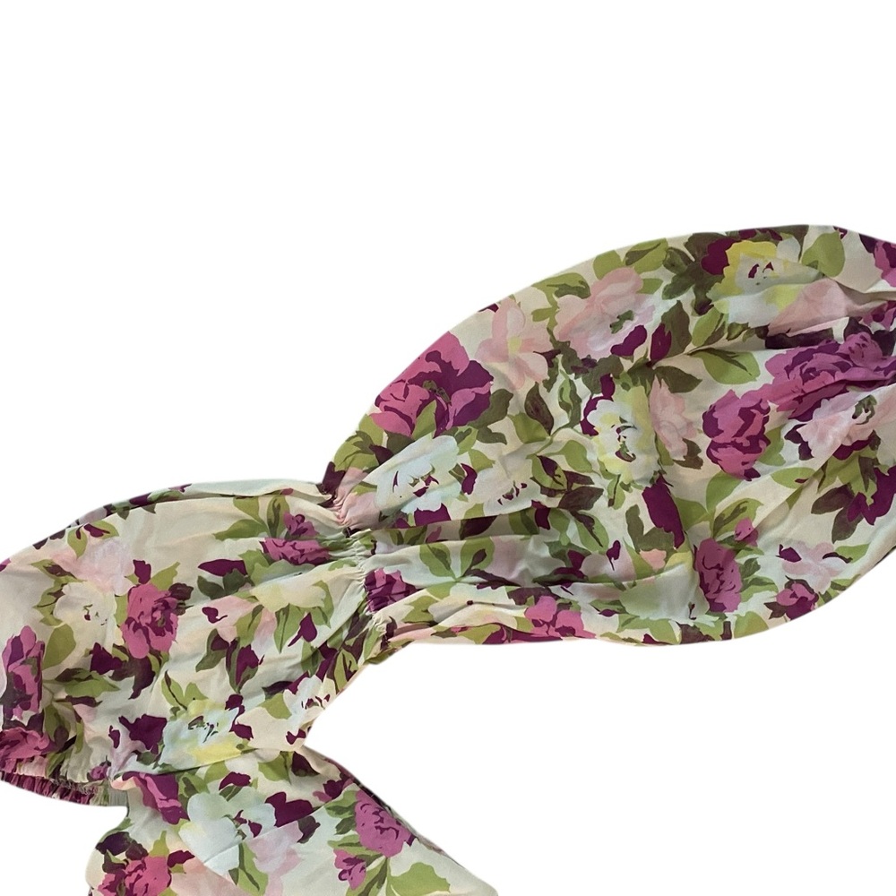 Floral Puff Sleeve Top - Picture 8 of 10